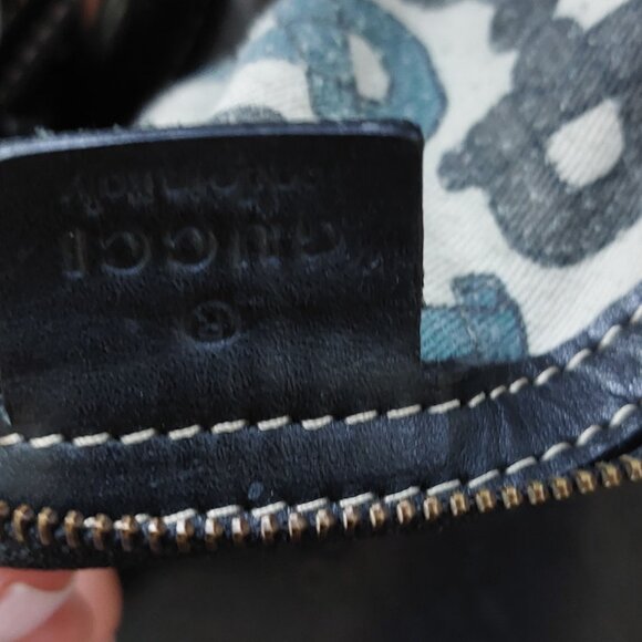 Leather Gucci Hobo shoulder horsebit bag - Picture 10 of 11